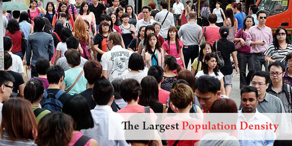 Asian Facts - The Largest Population Density