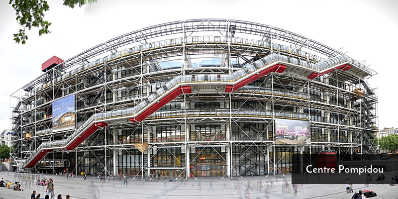 Tourist Attraction in Europe - Centre Pompidou