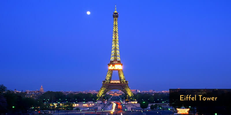 Tourist Attraction in Europe - Eiffel Tower