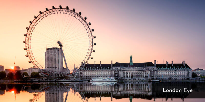 Tourist Attraction in Europe - London Eye