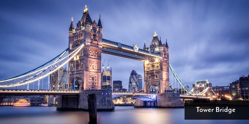 Tourist Attraction in Europe - Tower Bridge