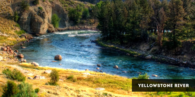 Rivers in North America - Yellowstone River
