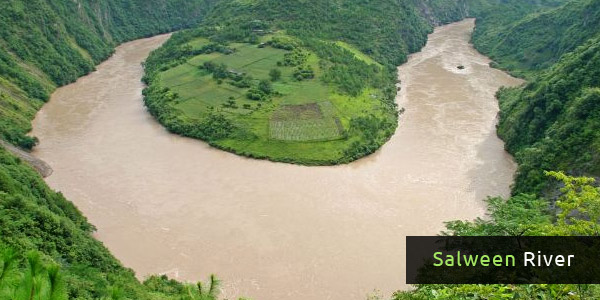 Rivers in Asia - Salween River