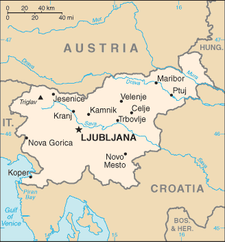 Slovenia Map