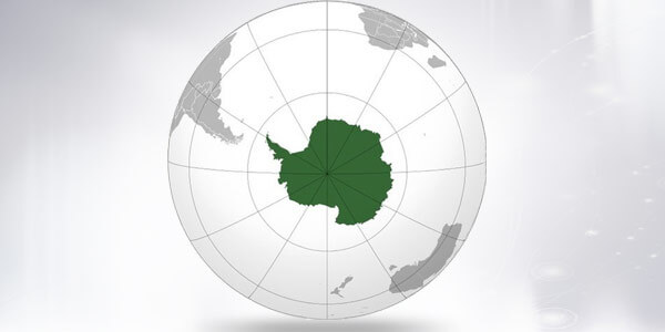 Big size Antarctica Map