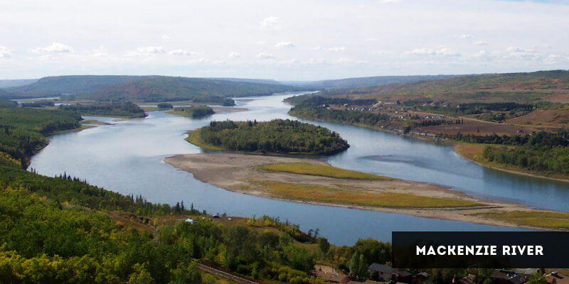 Rivers in North America - Mackenzie River